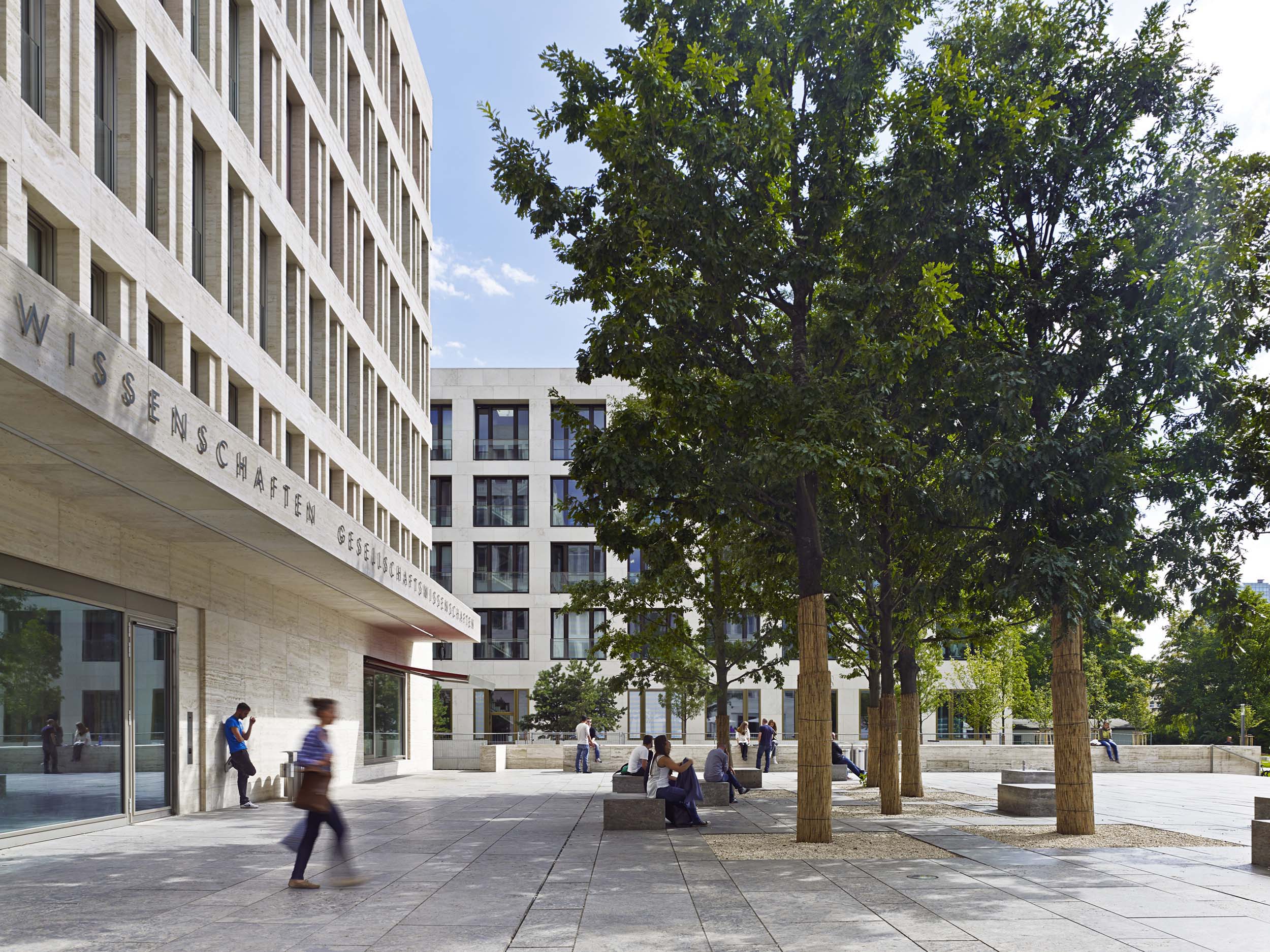 Fakultätsgebäude II, Goethe-Universität Frankfurt a.M. © Stefan Müller