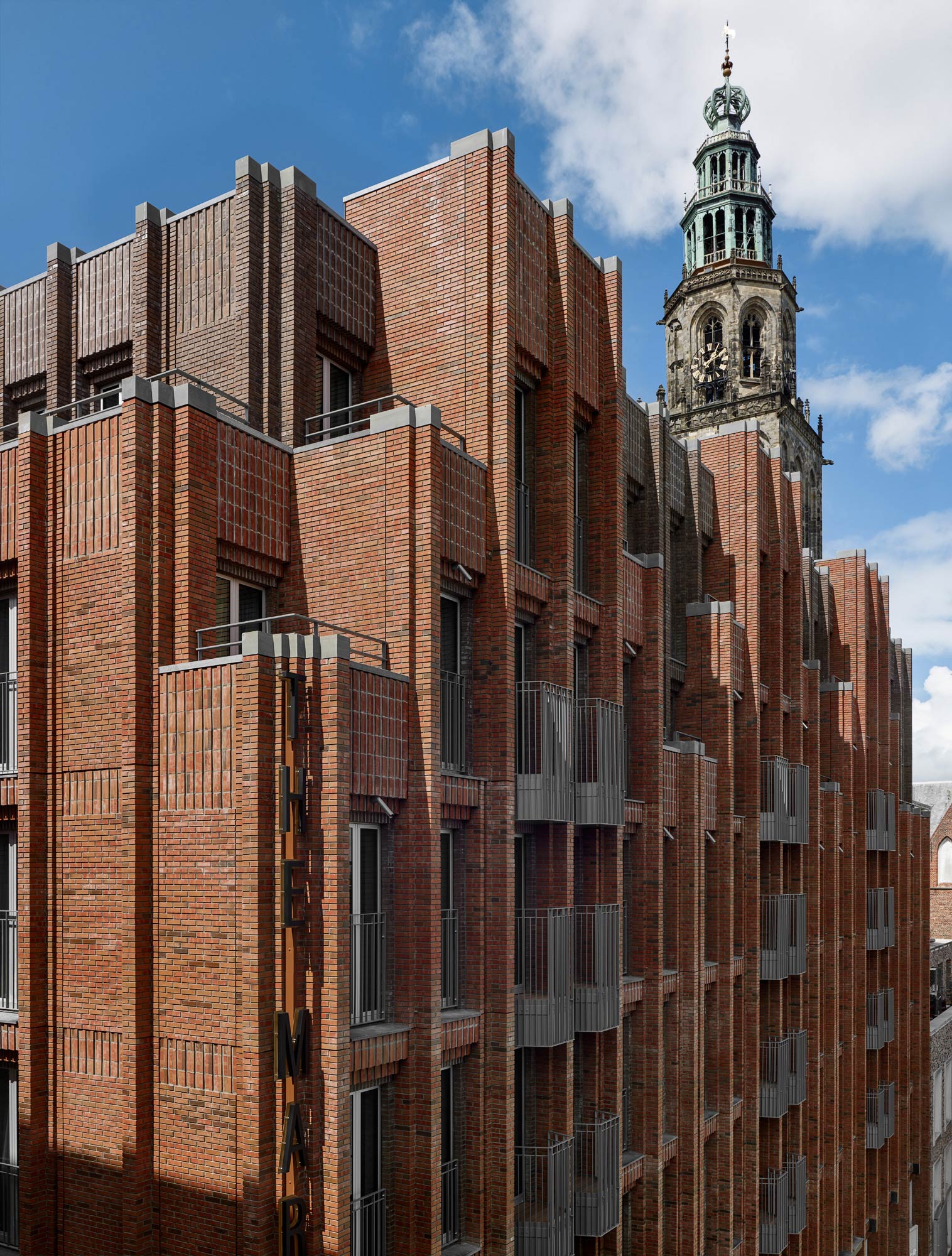 Fassadendetail - Hotel Grote Markt in Groningen, Foto: Stefan Müller