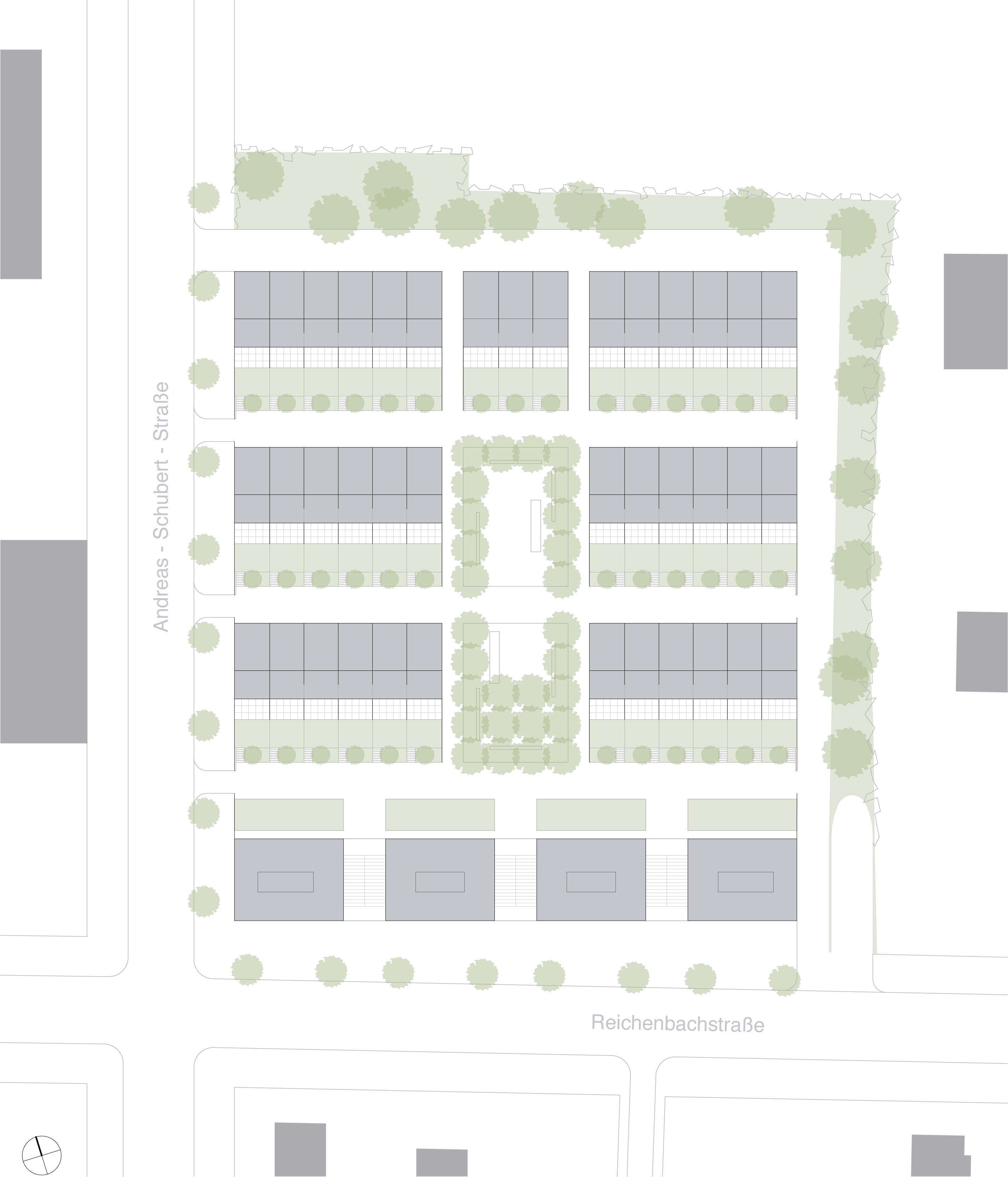 Lukas Areal in Dresden, Lageplan 