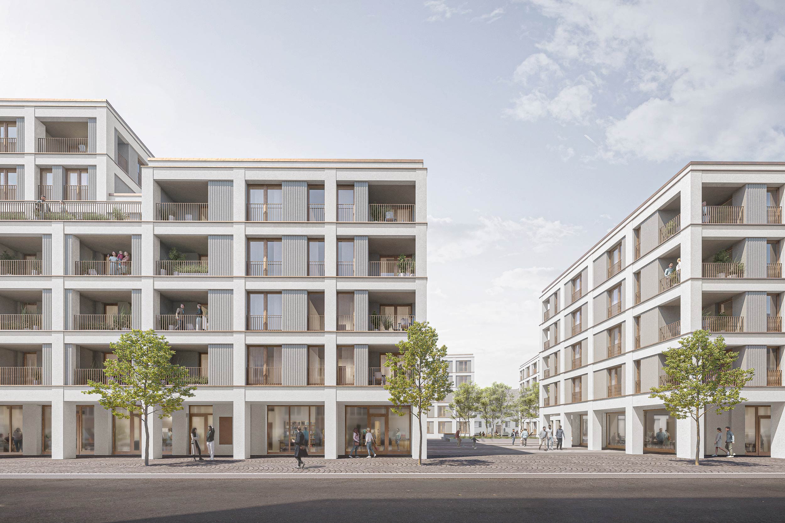 Wohn­quar­tier Sieboldstrasse in Erlangen