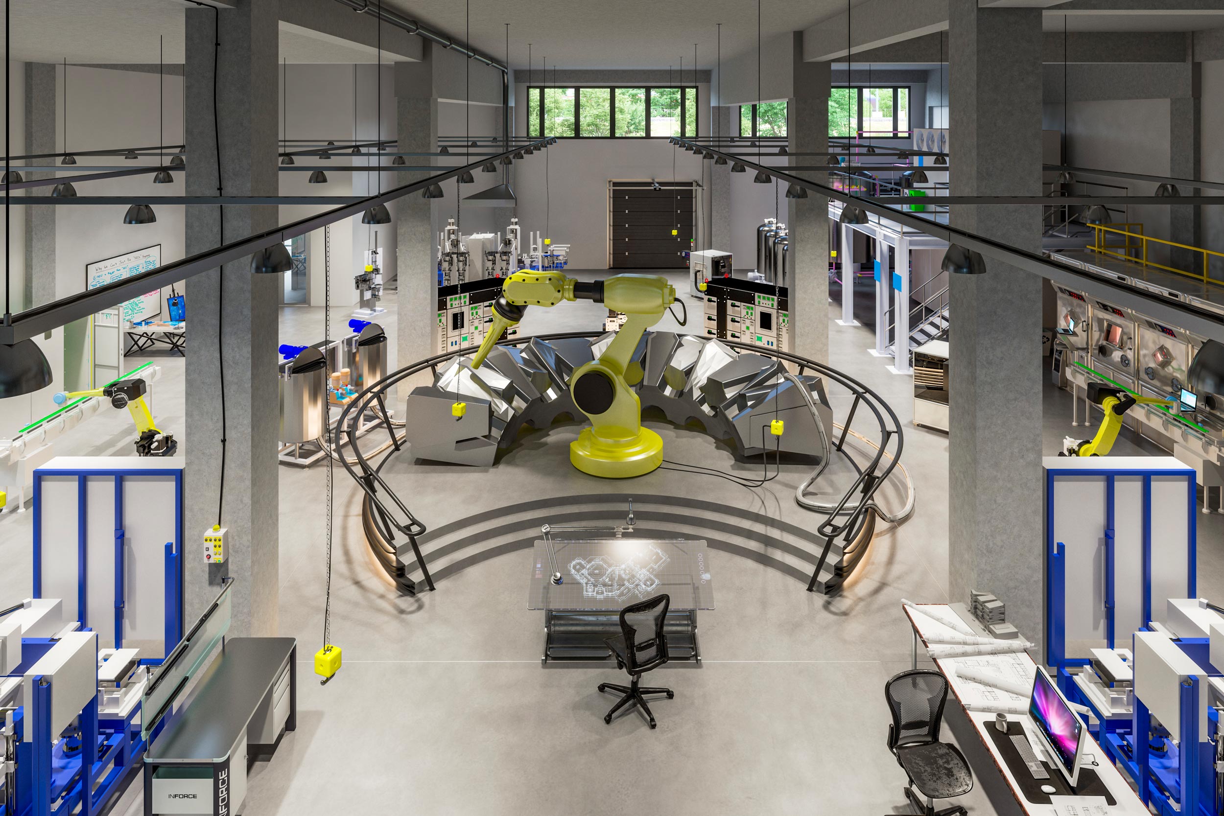 CAMPUS BERLIN DECKS, Produktionshalle