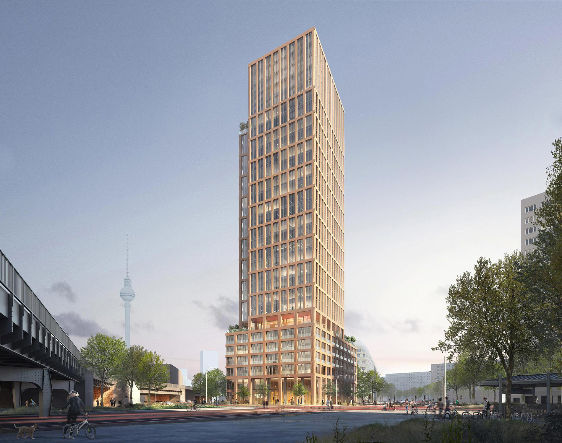 Central Tower Berlin - Perspektive Jannowitzbrücke