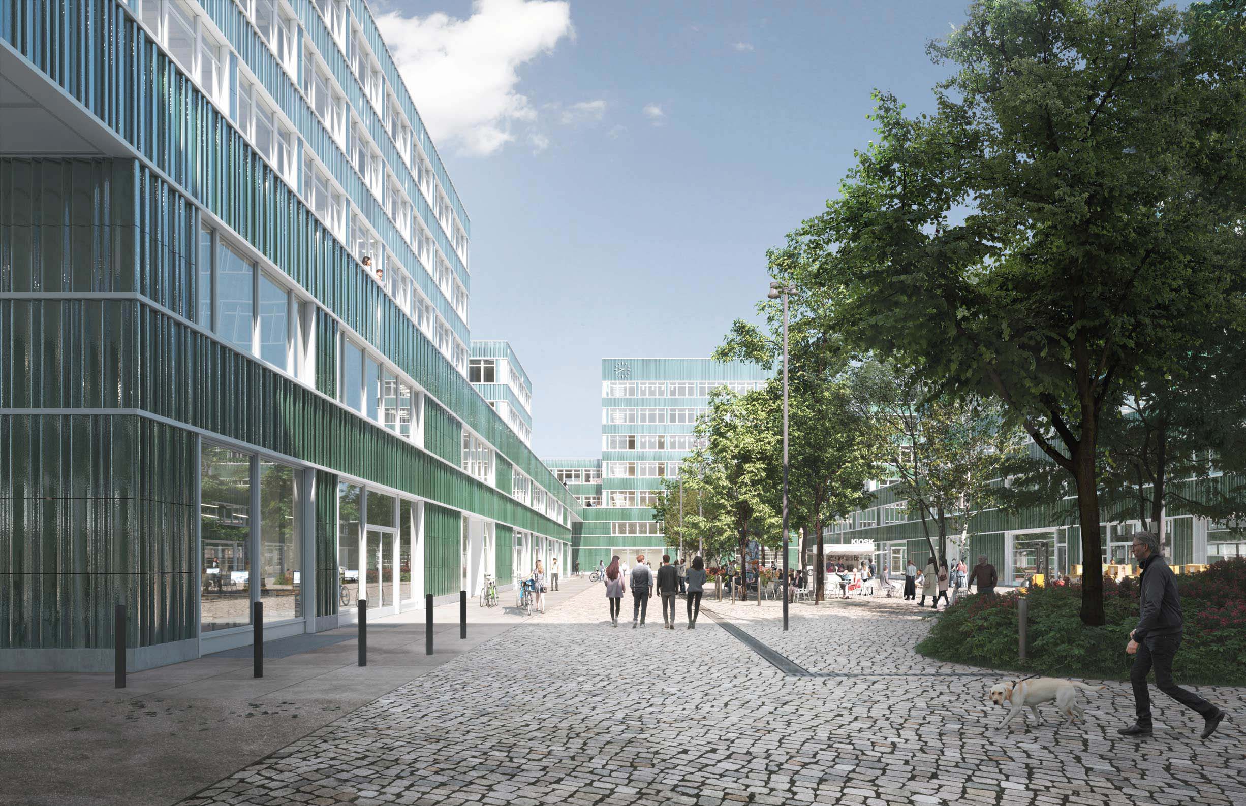 CAMPUS BERLIN DECKS, Innenhof