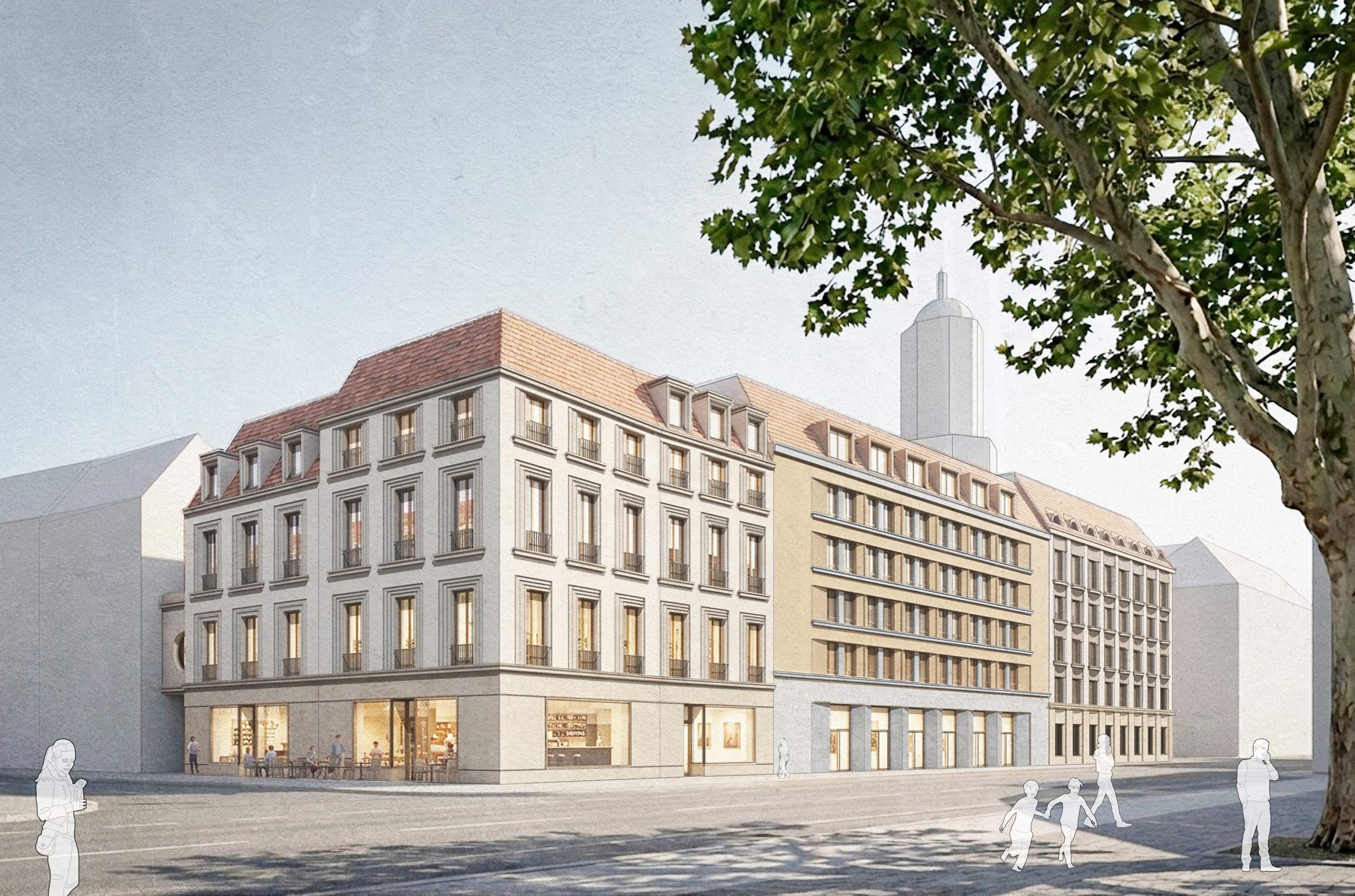 Wettbewerb Am Molkenmarkt Berlin - Skizze