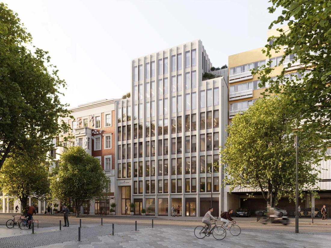 Büro- und Geschäftshaus Ansbacher Straße in Berlin