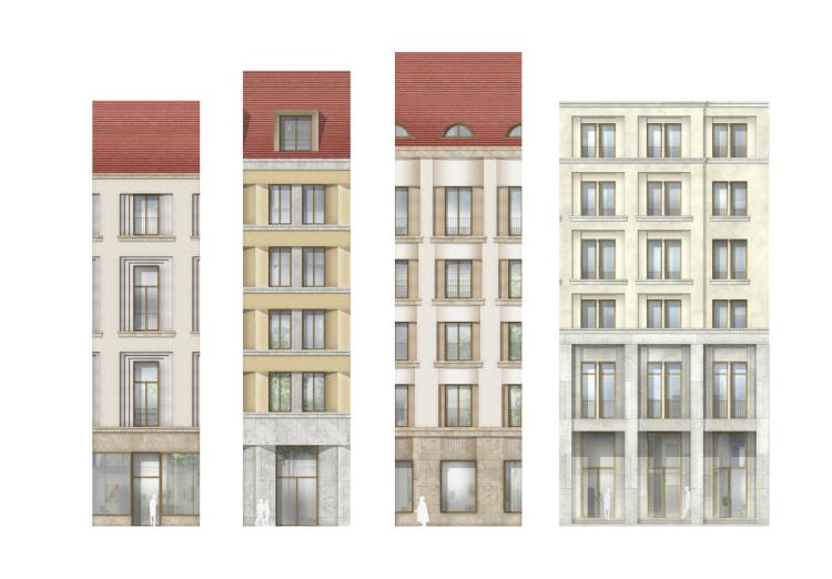 Wettbewerb Am Molkenmarkt Berlin - Fassadengestaltung